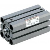 SMC Specialty & Engineered Cylinder low speed C(D)QSX, Compact Cylinder, Double Acting, Single Rod
